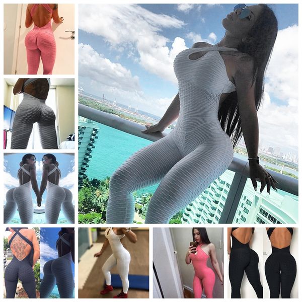 2019 european fashion trend backless yoga sports pants hips jumpsuit, white, gray, black, pink, support mixed batch, Black;white
2019 european fashion trend backless yoga sports pants hips jumpsuit, white, gray, black, pink, support mixed batch, Black;white