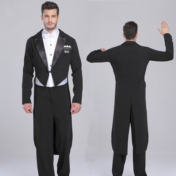 2019 new men's tuxedo swimsuit dress smoking masculino standard dance men suit black 2 pieces mens wedding suits (jacket+pants, White;black
2019 new men's tuxedo swimsuit dress smoking masculino standard dance men suit black 2 pieces mens wedding suits (jacket+pants, White;black