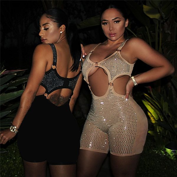 shiny rhinestones hollow playsuit women spaghetti strap v neck bodysuit slim jumpsuit connected with o rings party clubwear, Black;white
shiny rhinestones hollow playsuit women spaghetti strap v neck bodysuit slim jumpsuit connected with o rings party clubwear, Black;white