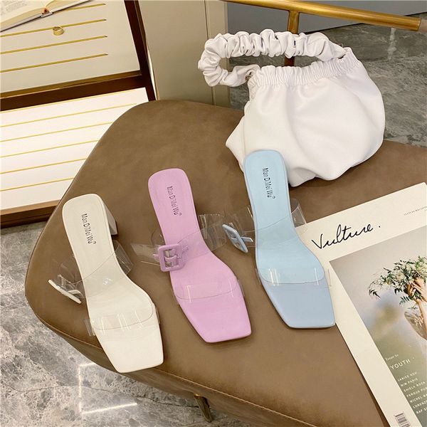 slippers casual female shoes transparent heel slides summer woman jelly flip flops square heel 2020 soft flat, Black
slippers casual female shoes transparent heel slides summer woman jelly flip flops square heel 2020 soft flat, Black