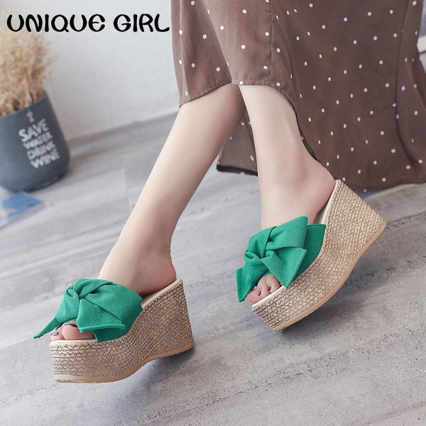 unique girl 2019 new shoes women fashion solid thick bottom wedges sandals slipper flatform shoes zandalias de verano mujer, Black
unique girl 2019 new shoes women fashion solid thick bottom wedges sandals slipper flatform shoes zandalias de verano mujer, Black
