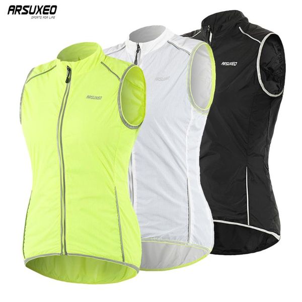 arsuxeo women's cycling vest outdoor sportswear sleeveless jacket windproof bike bicycle jersey running hiking reflective, Black;blue
arsuxeo women's cycling vest outdoor sportswear sleeveless jacket windproof bike bicycle jersey running hiking reflective, Black;blue