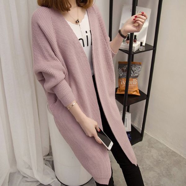 women's sweater cardigan 2020 autumn and winter women's solid color sweater cardigan long loose large size coat, White
women's sweater cardigan 2020 autumn and winter women's solid color sweater cardigan long loose large size coat, White