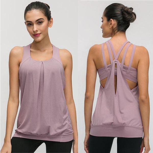 2020 new women strappy back yoga tank with built in bra sleeveless gym workout shirts fitness clothing sports wear running activewear, White;red
2020 new women strappy back yoga tank with built in bra sleeveless gym workout shirts fitness clothing sports wear running activewear, White;red