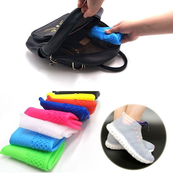 overschoenen reusable shoe covers dustproof rain cover winter step in shoe waterproof silicone covers, White;pink
overschoenen reusable shoe covers dustproof rain cover winter step in shoe waterproof silicone covers, White;pink
