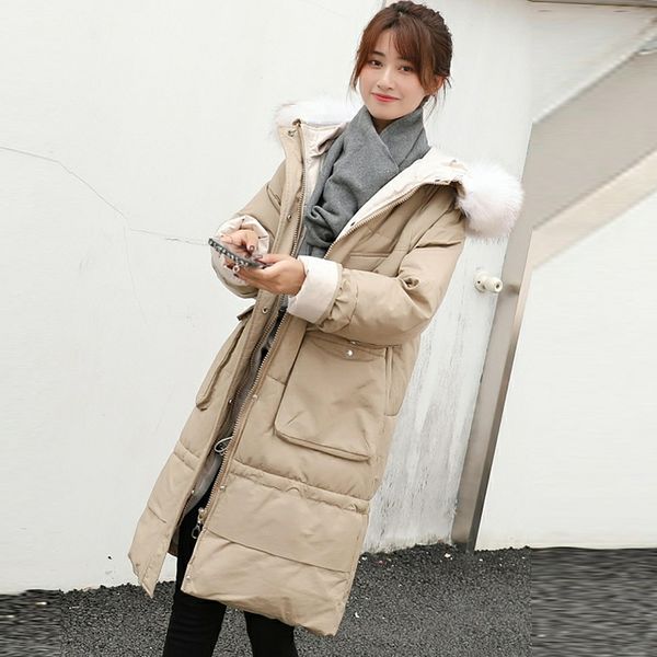 solid hooded parka women winter casual full sleeve pockets thicken coat mid length space cotton padded jackets coats veste femme, Black
solid hooded parka women winter casual full sleeve pockets thicken coat mid length space cotton padded jackets coats veste femme, Black