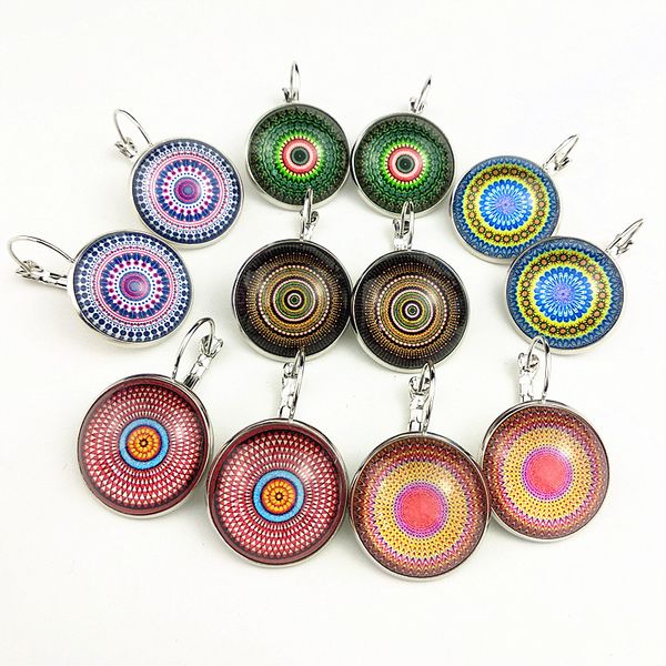jiangzimei 24pairs mix 12 styles mandala buddhism retro french ear hook, black wood glass earrings,dangler wholesale, Silver
jiangzimei 24pairs mix 12 styles mandala buddhism retro french ear hook, black wood glass earrings,dangler wholesale, Silver