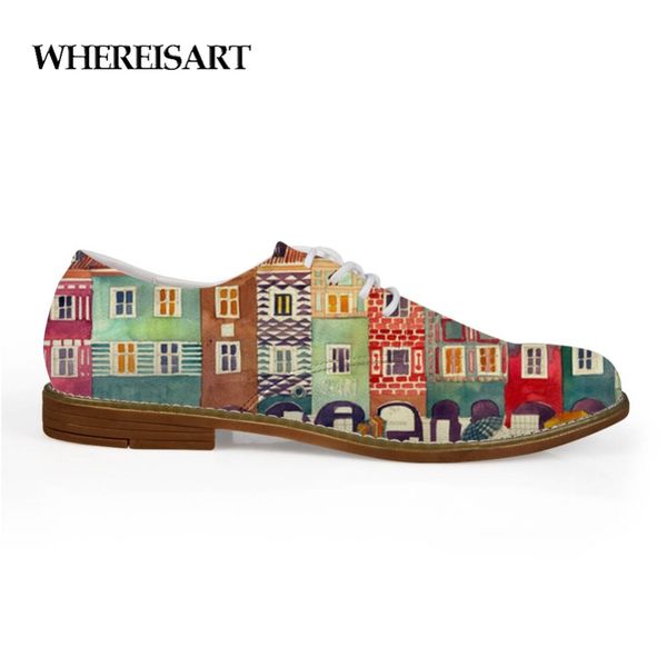 whereisart classic leather shoes men breather men landsca painting fashion leather loafers flat spot printing dress shoes, Black
whereisart classic leather shoes men breather men landsca painting fashion leather loafers flat spot printing dress shoes, Black