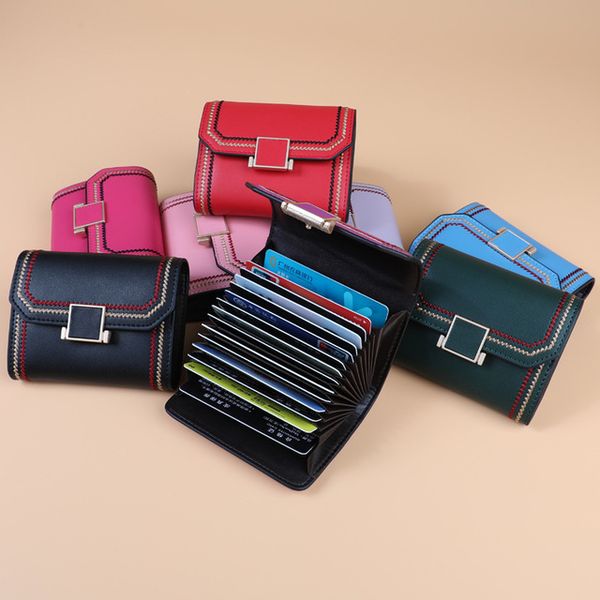 2020. leather wallet. small. woman's wallet. mini. soft cowhide. short. pure color. credit card. wallets & holders. black. zero purse., Red;black
2020. leather wallet. small. woman's wallet. mini. soft cowhide. short. pure color. credit card. wallets & holders. black. zero purse., Red;black