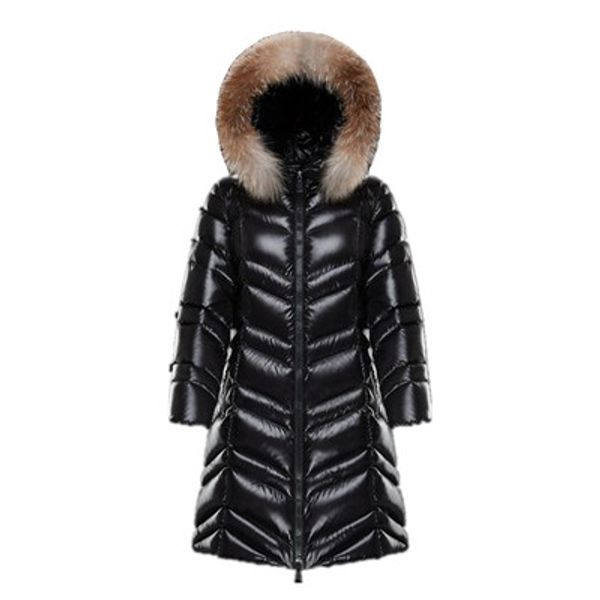 down jacket woman 2019 new winter coat mo big fox fur collar long paragraph thickening slim warm hooded for female, Black
down jacket woman 2019 new winter coat mo big fox fur collar long paragraph thickening slim warm hooded for female, Black