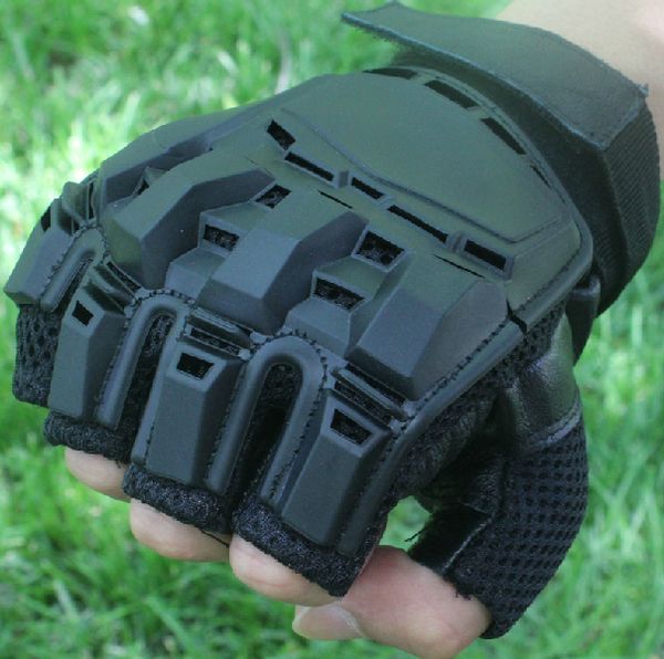 pu summer wargame tactical army fighting wrestle half finger outdoor sports hiking gloves mittens mitts, Black 
pu summer wargame tactical army fighting wrestle half finger outdoor sports hiking gloves mittens mitts, Black