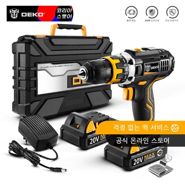 deko gcd20du2y 20volt max electric screwdriver cordless drill mini wireless power driver dc lithium-ion battery 1/2-inch 2-speed
deko gcd20du2y 20volt max electric screwdriver cordless drill mini wireless power driver dc lithium-ion battery 1/2-inch 2-speed