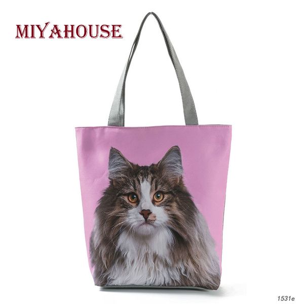 miyahouse new fashion female shopping bag cool cats print beach bags women canvas handbags cartoon print shoulder bags
miyahouse new fashion female shopping bag cool cats print beach bags women canvas handbags cartoon print shoulder bags
