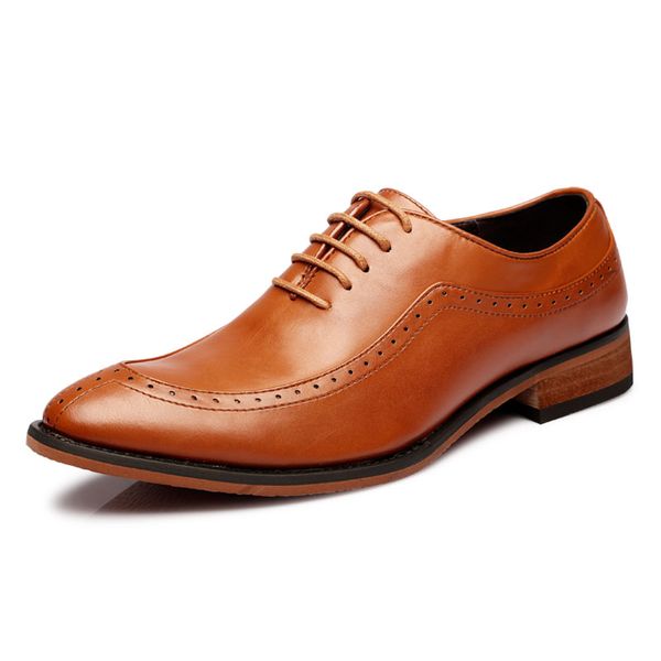 autumn men genuine leather brogue shoes formal business patent shoes fashion height increasing lace up male, Black
autumn men genuine leather brogue shoes formal business patent shoes fashion height increasing lace up male, Black
