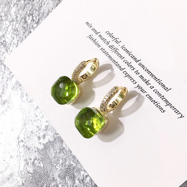 foreign trade beautiful color stone earrings copper micro-inlaid candy color slate crystal earrings women diamond earrings, Silver
foreign trade beautiful color stone earrings copper micro-inlaid candy color slate crystal earrings women diamond earrings, Silver