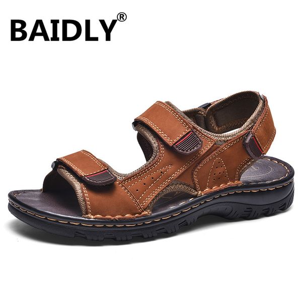 new male shoes genuine leather men sandals summer men shoes beach sandals man fashion outdoor casual sneakers sandalia, Black
new male shoes genuine leather men sandals summer men shoes beach sandals man fashion outdoor casual sneakers sandalia, Black