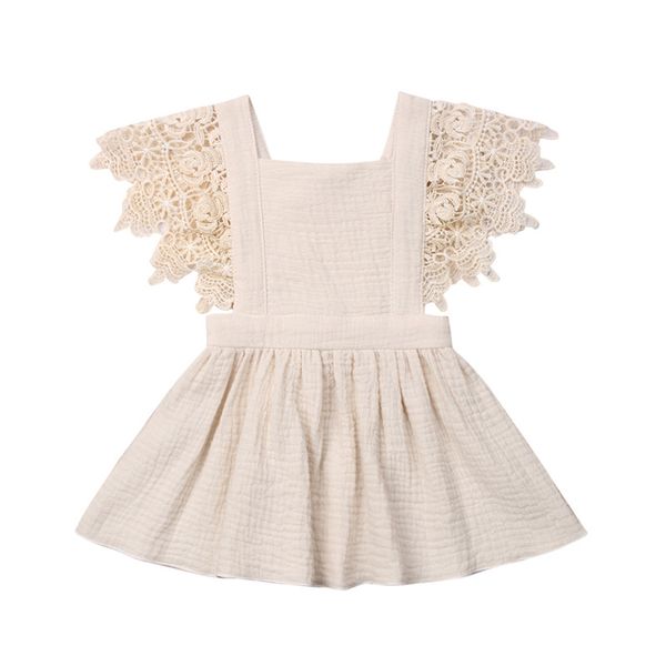 Newborn Baby Girls Dress Lace V back Solid arrival girl Party Sleeveless Dresses Clothes, Blue
Newborn Baby Girls Dress Lace V back Solid arrival girl Party Sleeveless Dresses Clothes, Blue