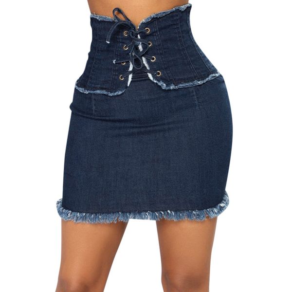 summer skirt women's fashion high waist solid casual denim bodycon lace up short jean skirt slim fit jean, Black
summer skirt women's fashion high waist solid casual denim bodycon lace up short jean skirt slim fit jean, Black