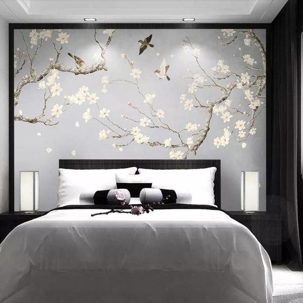 drop shipping custom 3d wallpaper mural magnolia hand-painted flowers and birds background wall decoration wallpaper mural
drop shipping custom 3d wallpaper mural magnolia hand-painted flowers and birds background wall decoration wallpaper mural