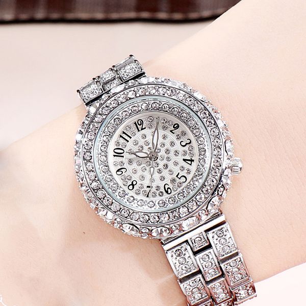 new cross-border womens watch rose gold diamond watch fashion temperament wrist wholesale, Slivery;brown
new cross-border womens watch rose gold diamond watch fashion temperament wrist wholesale, Slivery;brown