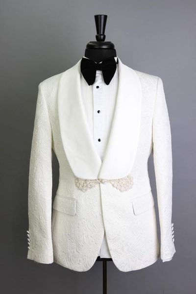 custom made men suits shawl lapel groom tuxedos pattern men wedding groomsmen ( jacket+pants+tie ) e153, White;black
custom made men suits shawl lapel groom tuxedos pattern men wedding groomsmen ( jacket+pants+tie ) e153, White;black
