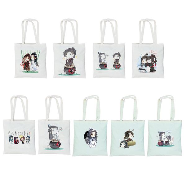 mo dao zu shi reusable cotton handbags portable grocery shopping bag girls shopping bags large capacity canvas school bags new
mo dao zu shi reusable cotton handbags portable grocery shopping bag girls shopping bags large capacity canvas school bags new