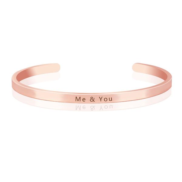 me & you engraved inspirational positive quote bangles cuff bracelet charm bangles creative accessories romantic gift for lover, Black
me & you engraved inspirational positive quote bangles cuff bracelet charm bangles creative accessories romantic gift for lover, Black