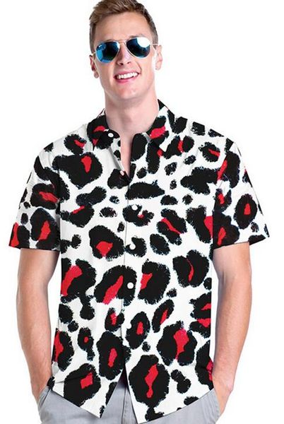 black dot beach hawaiian men dress shirt short sleeve print shirt men's casual summer slim european size, White;black
black dot beach hawaiian men dress shirt short sleeve print shirt men's casual summer slim european size, White;black
