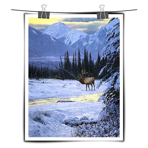 deer in the snow animals wall art pictures painting wall art for living room home decor (no frame
deer in the snow animals wall art pictures painting wall art for living room home decor (no frame