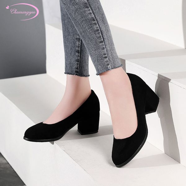 korean casual style comfortable round head flock pumps fashion slip-on black apricot medium with thick women's shoes
korean casual style comfortable round head flock pumps fashion slip-on black apricot medium with thick women's shoes