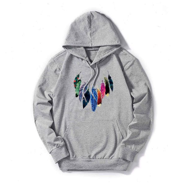 man designer hoodies luxury sweatshirt mens woman hoodies streerwear fashion brand pullover long sleeve 9 colorful feathers good quality, Black
man designer hoodies luxury sweatshirt mens woman hoodies streerwear fashion brand pullover long sleeve 9 colorful feathers good quality, Black
