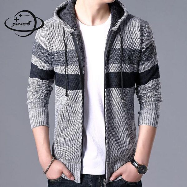 mens sweaters winter male sweatercoat clothing hooded long sleeve zipper patchwork color warm preppy style man clothes y54, White;black
mens sweaters winter male sweatercoat clothing hooded long sleeve zipper patchwork color warm preppy style man clothes y54, White;black