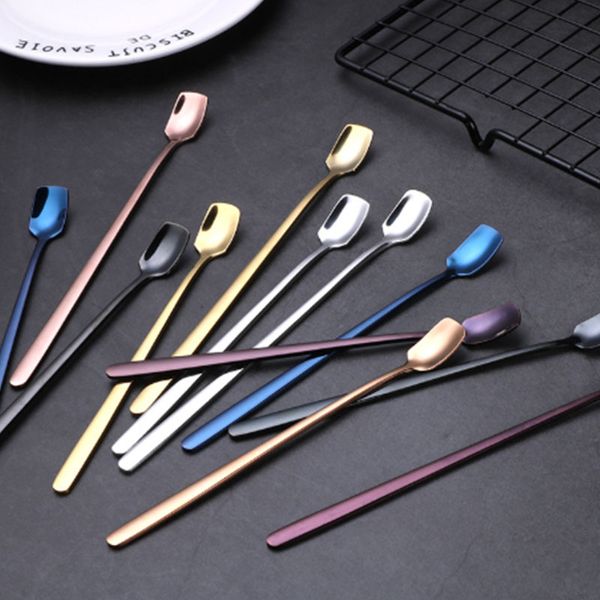 square head 304 stainless steel ice scoop colorful korea dessert coffee mug mixing bar serving stirring spoon korean spoons
square head 304 stainless steel ice scoop colorful korea dessert coffee mug mixing bar serving stirring spoon korean spoons