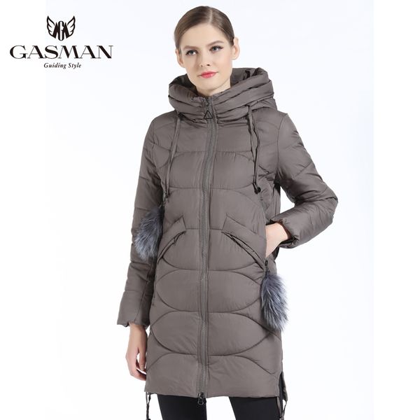 women's down & parkas gasman 2021 women jacket winter medium length female thick hooded parka brand coat windproof overcoat with natura, Black
women's down & parkas gasman 2021 women jacket winter medium length female thick hooded parka brand coat windproof overcoat with natura, Black