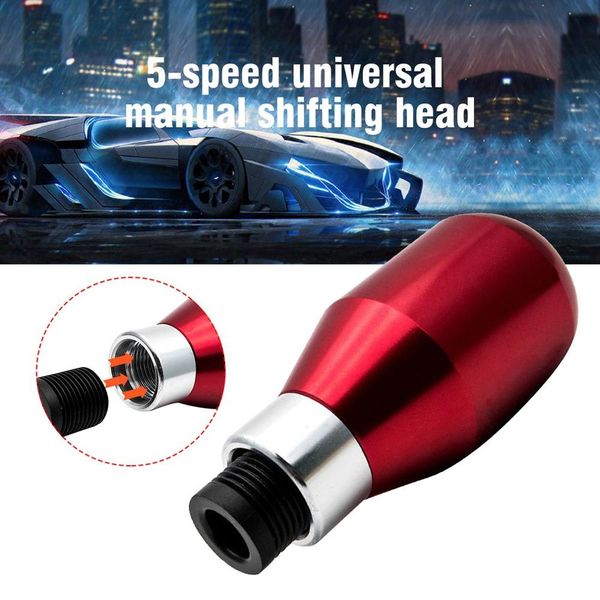 universal car 5 speed manual aluminium gear shifter stick shift knob lever red car modification professional
universal car 5 speed manual aluminium gear shifter stick shift knob lever red car modification professional