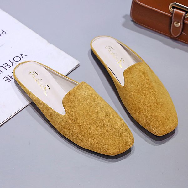 2019 fashion women flats mules suede square toe slip on slides shoes daily everyday relaxing beach quick dry casual shoes, Black
2019 fashion women flats mules suede square toe slip on slides shoes daily everyday relaxing beach quick dry casual shoes, Black