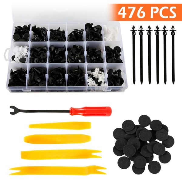 mixed auto fastener vehicle car bumper clips retainer fastener rivet universal fit for car trim clip repair assortment kit
mixed auto fastener vehicle car bumper clips retainer fastener rivet universal fit for car trim clip repair assortment kit