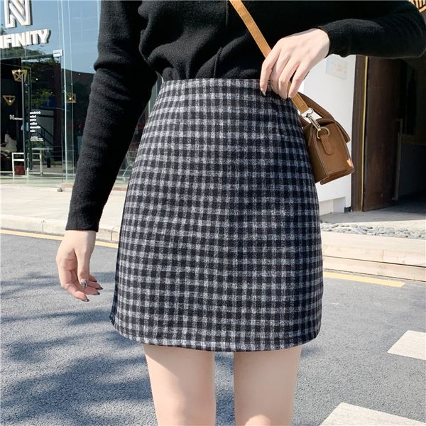coigarsam 4xl plus size plaid women short skirt spring woolen high waist skirts black ga color grid 8099
coigarsam 4xl plus size plaid women short skirt spring woolen high waist skirts black ga color grid 8099