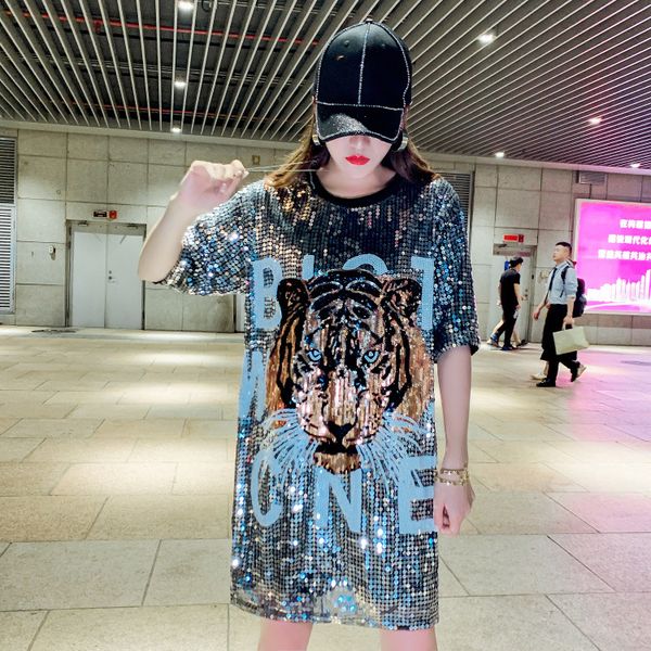 ladies womens nightclub t shirts dress shining 2019 head loose shirts hello528shop pattern designer tiger sequins scxdw, Black
ladies womens nightclub t shirts dress shining 2019 head loose shirts hello528shop pattern designer tiger sequins scxdw, Black