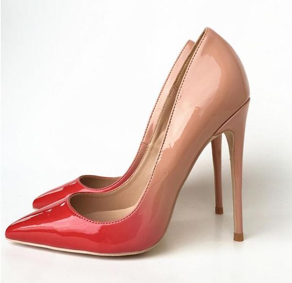 2019sss fashion women wedding nude red patent leather poined toes high heeled heels shoes stiletto heel shoes pumps 12cm 10cm, Black
2019sss fashion women wedding nude red patent leather poined toes high heeled heels shoes stiletto heel shoes pumps 12cm 10cm, Black