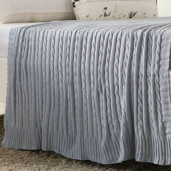 cotton throw blanket warm knitted thread blanket for sofa plaid cobertor travel airplane blnakets bedspread 110x180cm
cotton throw blanket warm knitted thread blanket for sofa plaid cobertor travel airplane blnakets bedspread 110x180cm