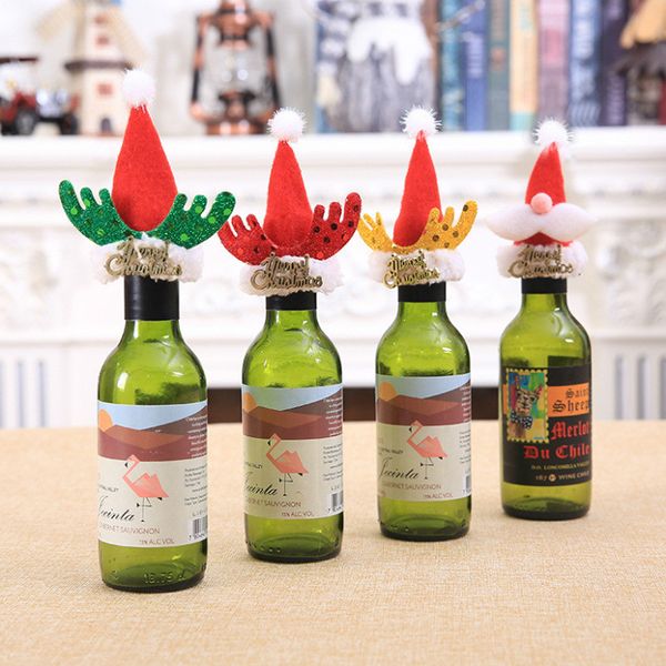 5pcs/set christmas wine bottle cover holder table decor christmas bottle cap party santa claus xmas party wine decor
5pcs/set christmas wine bottle cover holder table decor christmas bottle cap party santa claus xmas party wine decor