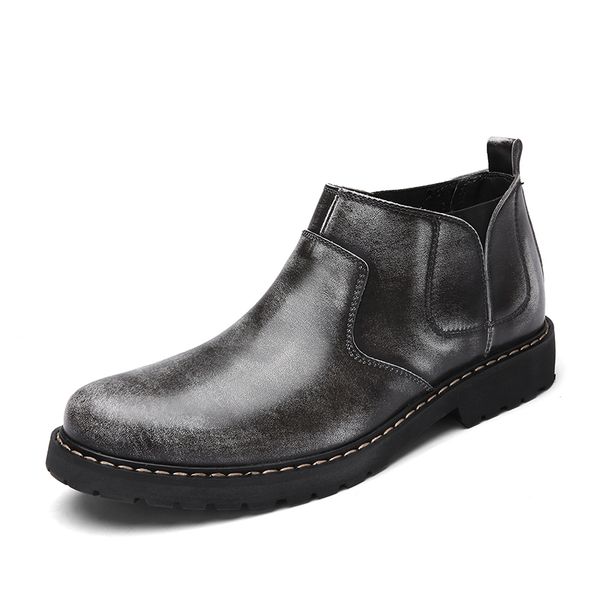 boots arrival men's fashion ankle slip-on cow leather shoes grey brown boot tooling shoe outdoor botas hombre, Black
boots arrival men's fashion ankle slip-on cow leather shoes grey brown boot tooling shoe outdoor botas hombre, Black