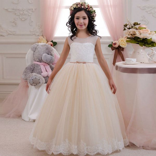 cute 2019 flower girl dresses for weddings ball gown tulle lace sash long first communion dresses little girl, Red;yellow
cute 2019 flower girl dresses for weddings ball gown tulle lace sash long first communion dresses little girl, Red;yellow