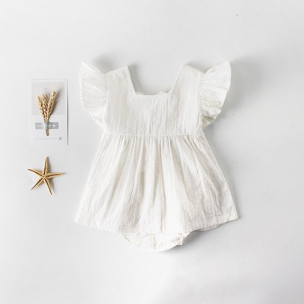 ins new summer infant baby clothing 100% cotton flying sleeveless round collar solid color romper 100% cotton baby climb summer romper, Blue
ins new summer infant baby clothing 100% cotton flying sleeveless round collar solid color romper 100% cotton baby climb summer romper, Blue