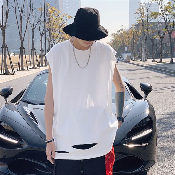 2020 мужская топы solid color ripped высокого качества распашонки повседневный фитнес рукавов мужские безрукавки, White;black
2020 мужская топы solid color ripped высокого качества распашонки повседневный фитнес рукавов мужские безрукавки, White;black