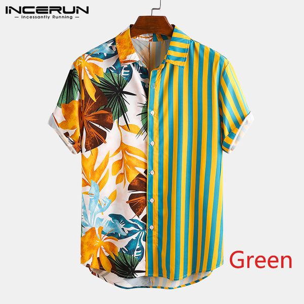 men's casual shirts men ethnic printed short sleeve lapel patchwork shirt loose soft camisa summer hawaiian holiday blusa 5xl incerun, White;black
men's casual shirts men ethnic printed short sleeve lapel patchwork shirt loose soft camisa summer hawaiian holiday blusa 5xl incerun, White;black