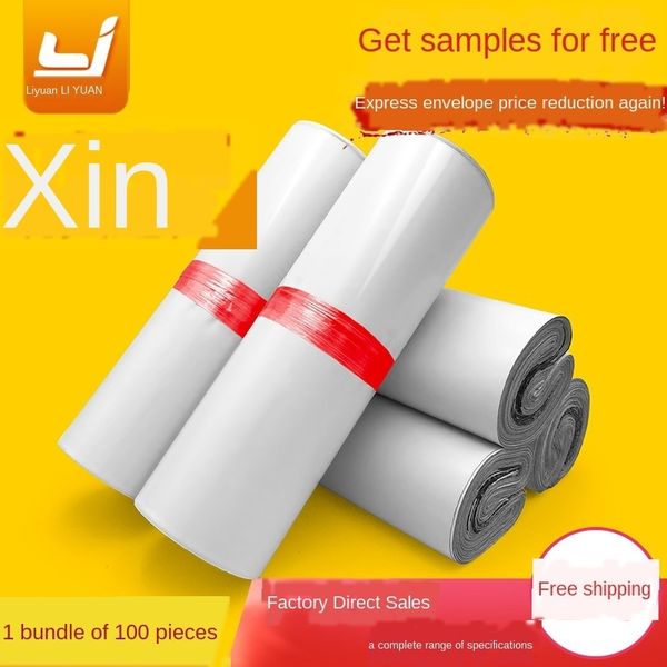 white courier plastic thickened 28*42 large postal waterproof plastic bag packaging bag
white courier plastic thickened 28*42 large postal waterproof plastic bag packaging bag