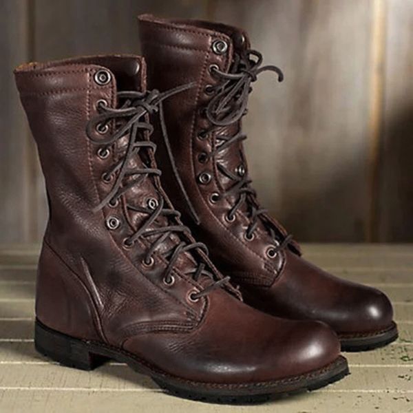 mens boots womens flats round toe low-heeled lace-up shoes western riding equestrian middle tube boots solid rome formal botas, Black
mens boots womens flats round toe low-heeled lace-up shoes western riding equestrian middle tube boots solid rome formal botas, Black