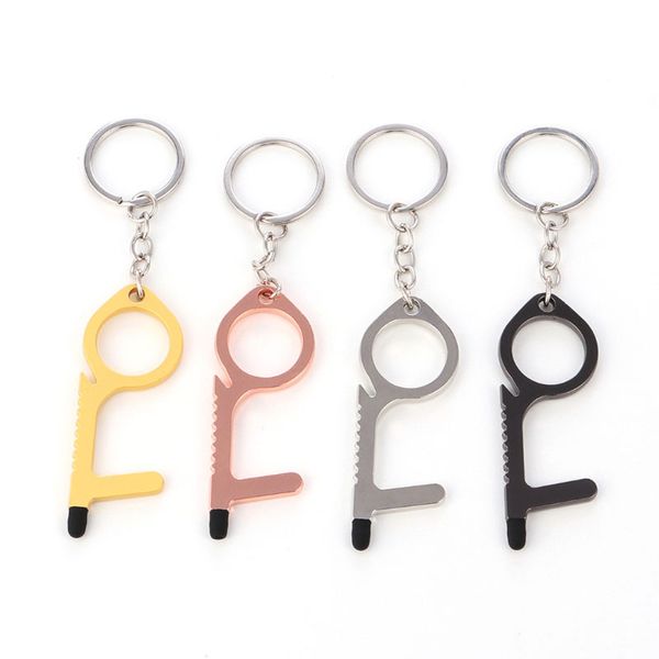 jewelry antigerm contactless opener keychains hygiene no touch tool elevator button drawer handle isolation hand protective key rings, Slivery;golden
jewelry antigerm contactless opener keychains hygiene no touch tool elevator button drawer handle isolation hand protective key rings, Slivery;golden